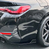 BMW G26 4 SERIES & i4 2020-2024 GLOSS BLACK FRONT BUMPER CORNERS