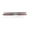 BMW M4 G82/G83 CARBON FIBRE SIDE SKIRT EXTENSIONS V1 - CT DESIGN