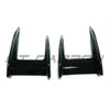BMW F40 1 SERIES 2019-2024 GLOSS BLACK FRONT CANARDS