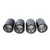 BMW M2/M3/M4/M5 F10/F80/F82/F83/F87 CARBON FIBRE EXHAUST TIPS - CHROME x4