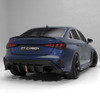 AUDI RS3 8Y 2025+ FACELIFT SALOON CARBON FIBRE DIFFUSER WITH LED LIGHT - V2 - CT DESIGN