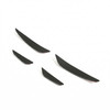 AUDI RS3 8Y 2025+ MATTE CARBON FIBRE FRONT BUMPER CANARDS - CT DESIGN