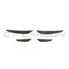 AUDI RS3 8Y 2025+ MATTE CARBON FIBRE FRONT BUMPER CANARDS - CT DESIGN