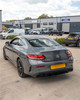 MERCEDES C-CLASS & C43 W205 COUPE GLOSS BLACK REAR BUMPER TRIM