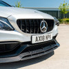 MERCEDES C63 W205 COUPE CARBON FIBRE SPLITTER - V2