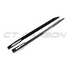 BMW 4 SERIES 2020+ G26 & i4 CARBON FIBRE SIDE SKIRTS