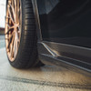 TESLA MODEL Y MK1 2020-2025 CARBON FIBRE SIDE SKIRTS