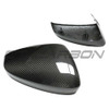 AUDI A3/S3/RS3 8Y 2022+ CARBON FIBRE MIRROR COVERS WITH LANE ASSIST - RHD