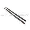 AUDI RSQ8 2020+ CARBON FIBRE SIDE SKIRTS (Matte Carbon) - CT CARBON