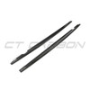 VW GOLF MK8/MK8.5 R 2020+ CARBON FIBRE SIDE SKIRTS - V2