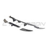 VW GOLF R MK7 2014-2017 CARBON FIBRE DIFFUSER