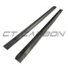 AUDI RS3 8Y 2022+ MATTE CARBON FIBRE SIDE SKIRTS - CT DESIGN V2