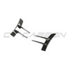 MERCEDES A-CLASS W177 & V177 2018-2022 GLOSS BLACK FRONT BUMPER TRIM
