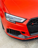 AUDI RS3 8V SALOON CARBON FIBRE SPLITTER V1