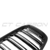 BMW G01 X3 2017-2021 DOUBLE SLAT CARBON FIBRE GRILLES