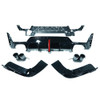 BMW 3 SERIES G20/G21 GLOSS BLACK LCI DIFFUSER (ROUND TIPS)