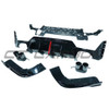 BMW 3 SERIES G20/G21 GLOSS BLACK LCI DIFFUSER (ROUND TIPS)