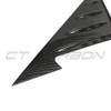 BMW G82 M3 2020+ DRY CARBON FIBRE MIRROR PILLAR TRIM