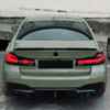 BMW G30/G31 5 SERIES LCI 2020-2023 GLOSS BLACK DIFFUSER WITH LED