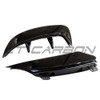 MERCEDES A-CLASS A35 V177 GLOSS BLACK REAR BUMPER CORNERS