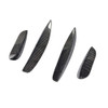 MERCEDES W205 C63 & C63S FRONT BUMPER CARBON FIBRE CANARDS / FINS