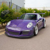 PORSCHE 911 GT2 RS/GT3 RS WING RISERS - SILVER - CT DESIGN