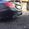 MERCEDES W205 C63 & C63S SALOON 4DR CARBON DIFFUSER - CT DESIGN