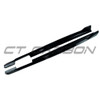 BMW G06 X6 LCI 2023+ GLOSS BLACK SIDE SKIRTS