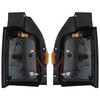 VW Transporter 2015-2020 T6 LED Smoked Rear Lights - Pair - Barn / Twin Doors