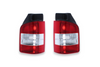VW Transporter T5 / T5.1 Stock Replacement Rear Tail Lights with Clear Indicators - For Twin Rear Door Models