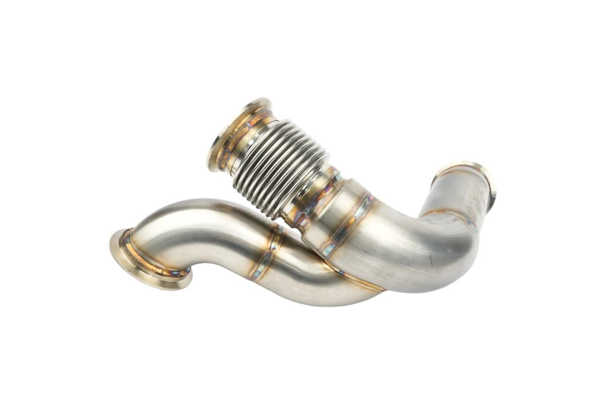 DPF and CAT Delete 3.5" Downpipe for Porsche Panamera (971) 4.0 TDI DBUC