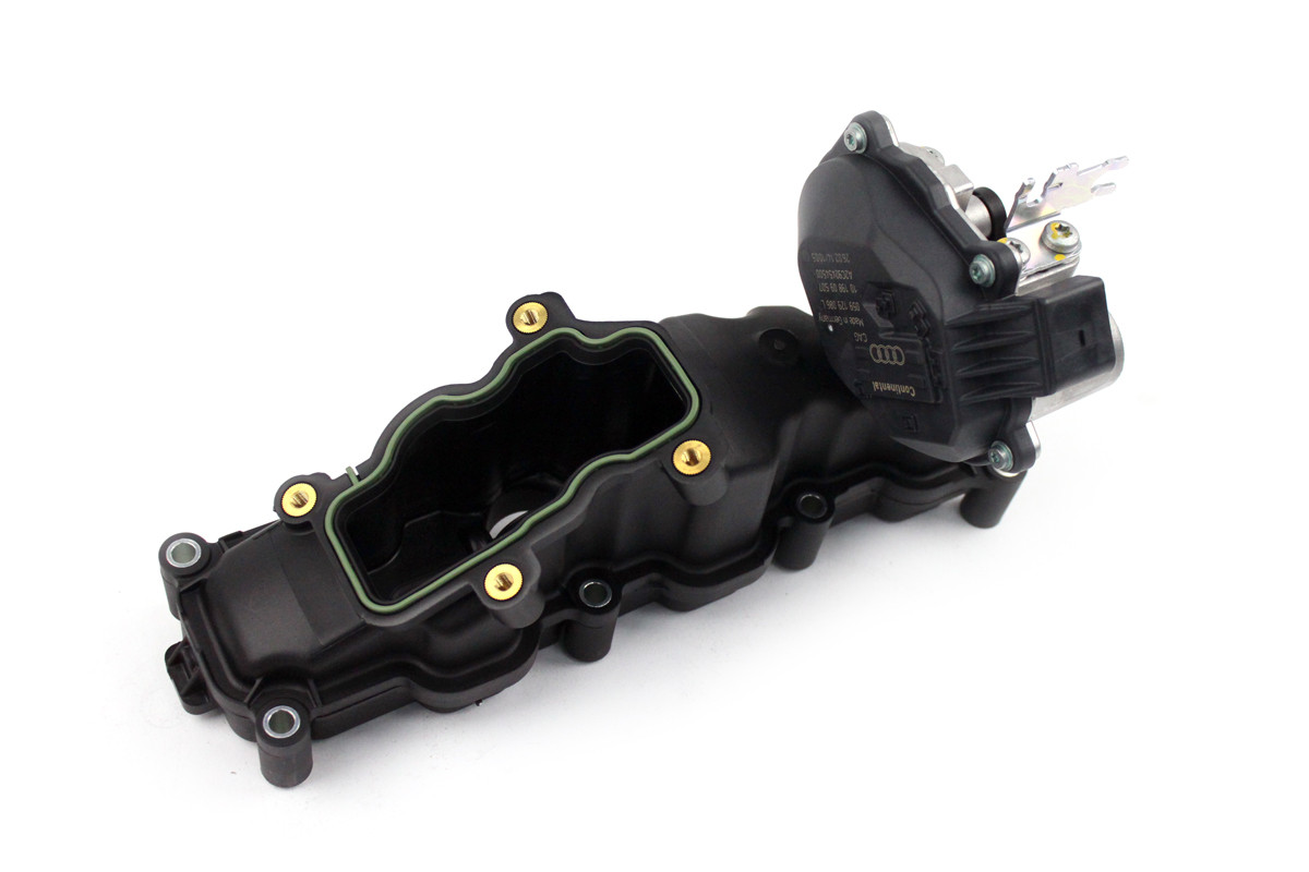 Audi 3.0 TDI V6 Right Bank Inlet Manifold with Swirl Flap Motor - 059 129 712 CB Audi 3.0 TDI V6 Right Bank Inlet Manifold with Swirl Flap Motor - 059 129 712 CB