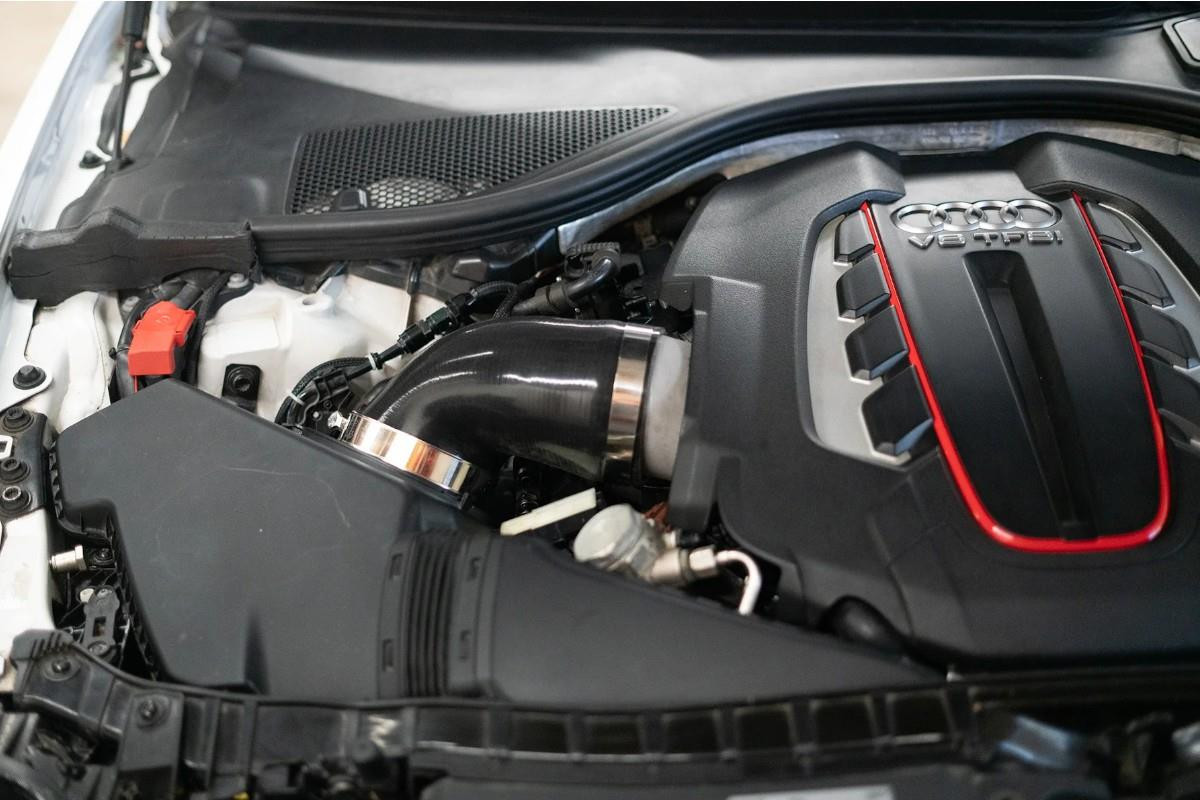 TGK Motorsport 4" Intake With OEM Air Box Conversion - C7 S6/RS6/S7/RS7