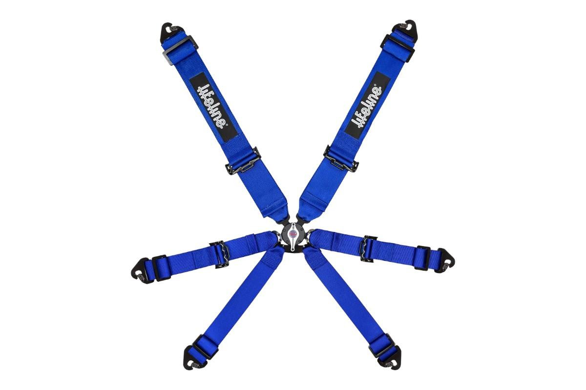 Lifeline Fire & Safety 6 Point 2/3" Harness - Becketts - Snap Hook