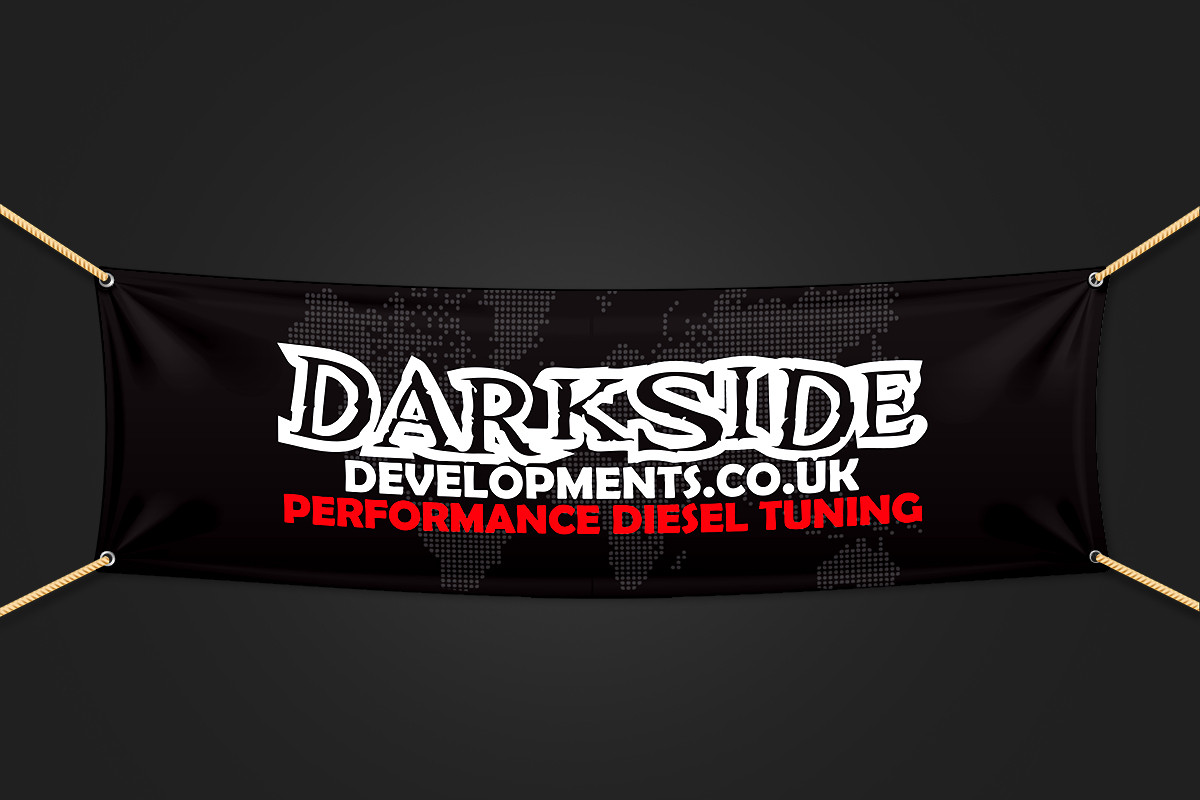 Darkside Developments 6ft (1829mm) x 2ft (610mm) Worldwide Banner