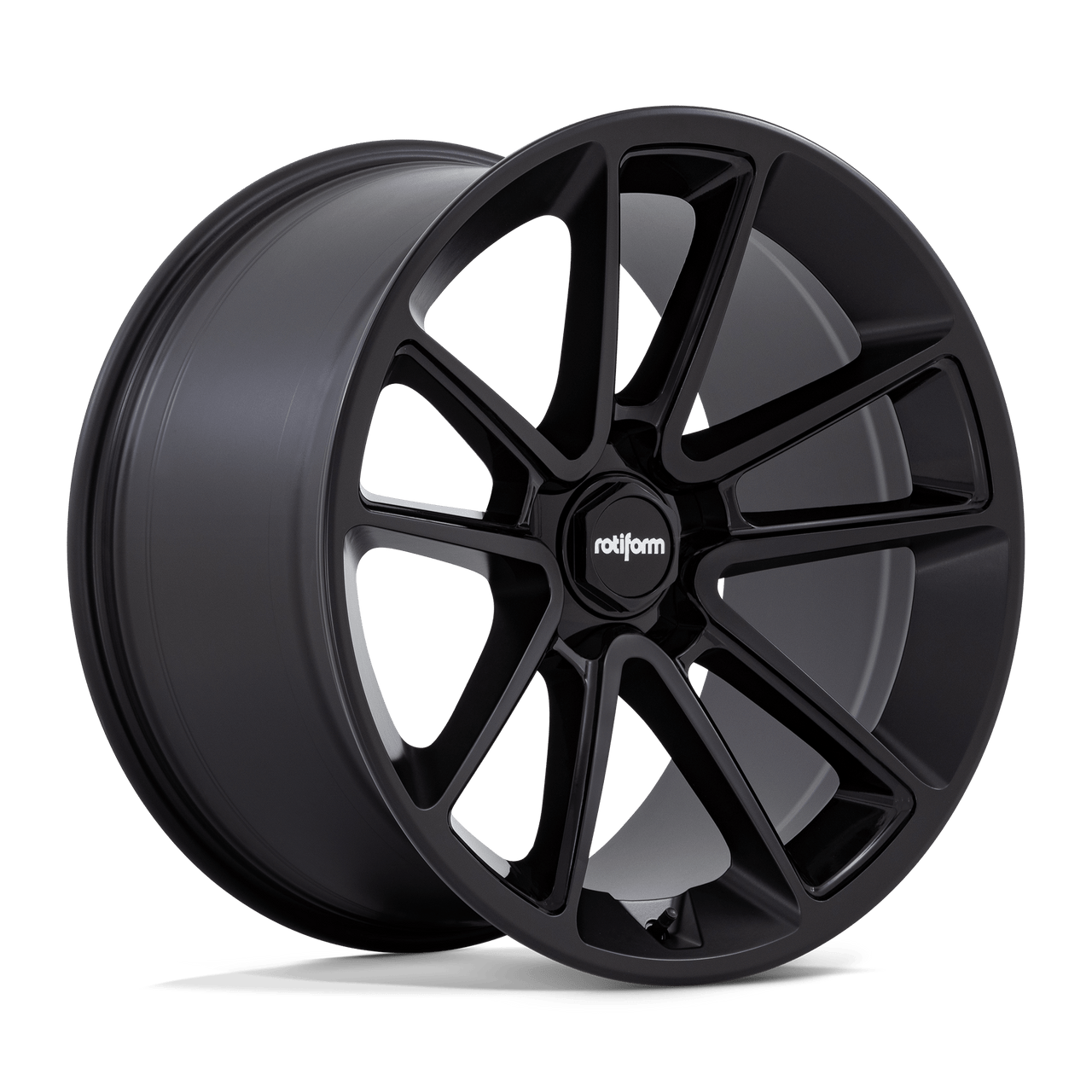 Rotiform BTL MATTE BLACK WITH BLACK CAP AND INSIDE SPOKE DETAILS Alloy Wheel - 21X10.5 - 5X120 - CB: 74.1 - ET15