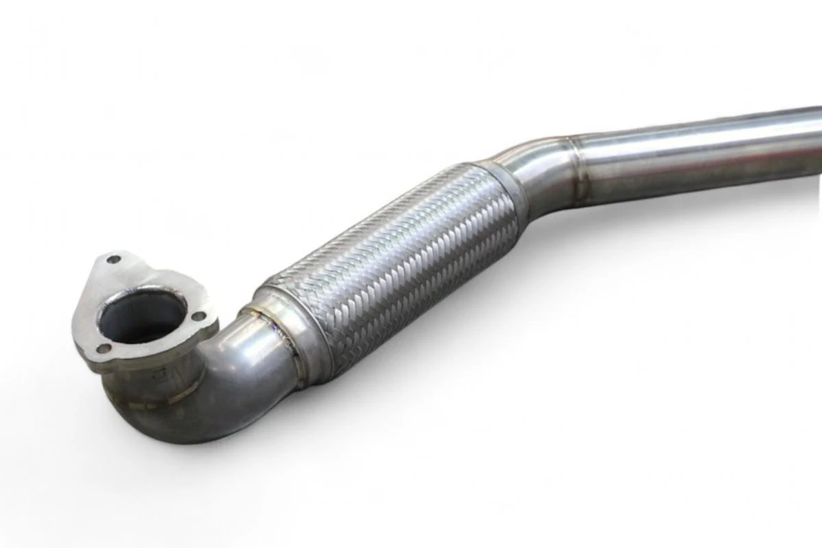 Darkside 2.5" Stainless De-Cat Downpipe for VNT 1.9 TDI Caddy Mk2, Mk2 & Mk3 Golf