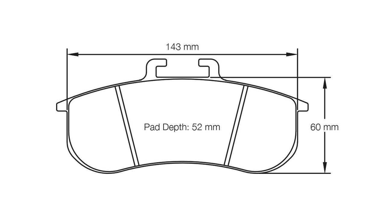 Pagid S8197 RSL 29 Front Brake Pads for BMW M235i Racing - S8197R29001
