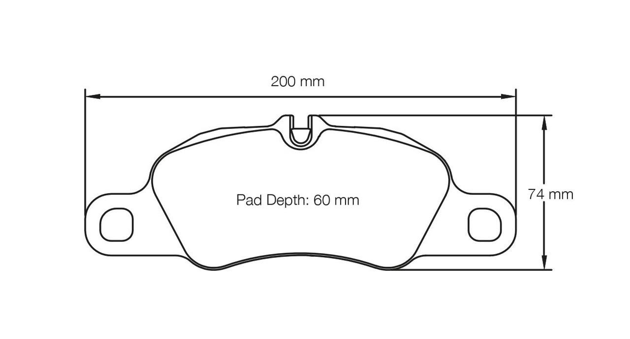 Pagid S8074 RSL 29 Front Brake Pads for Porsche 718 / 991 / 992 / 997 - E8074R2901