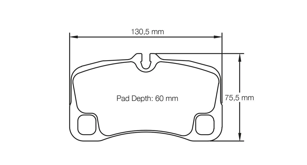 Pagid S8008 RSL 1 Rear Brake Pads for Porsche 997 GT3 Cup - S8008L01001 Pagid S8008 RSL 1 Rear Brake Pads for Porsche 997 GT3 Cup - S8008L01001