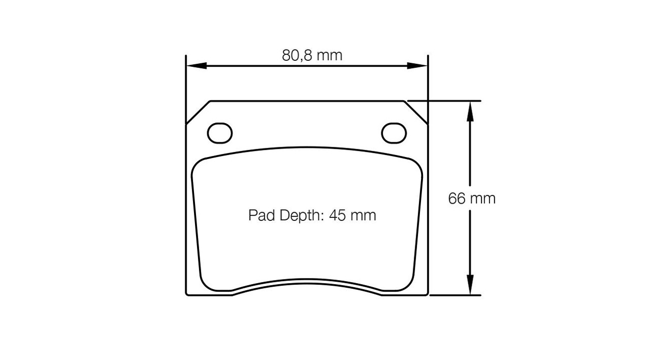 Pagid S8041 RSH 29E Brake Pads - S8041H29E01
