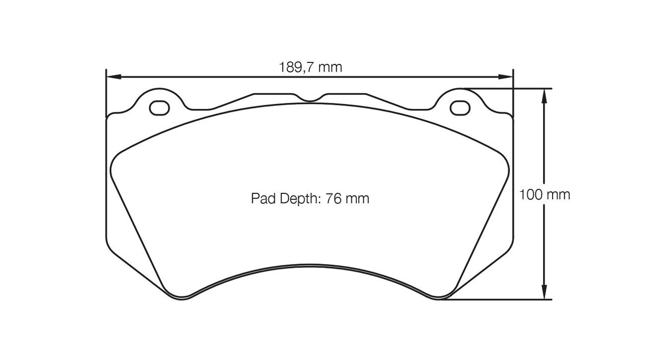 Pagid S8083 RSC 1 Front Brake Pads for Ferrari Enzo / F430 - S8083C01001