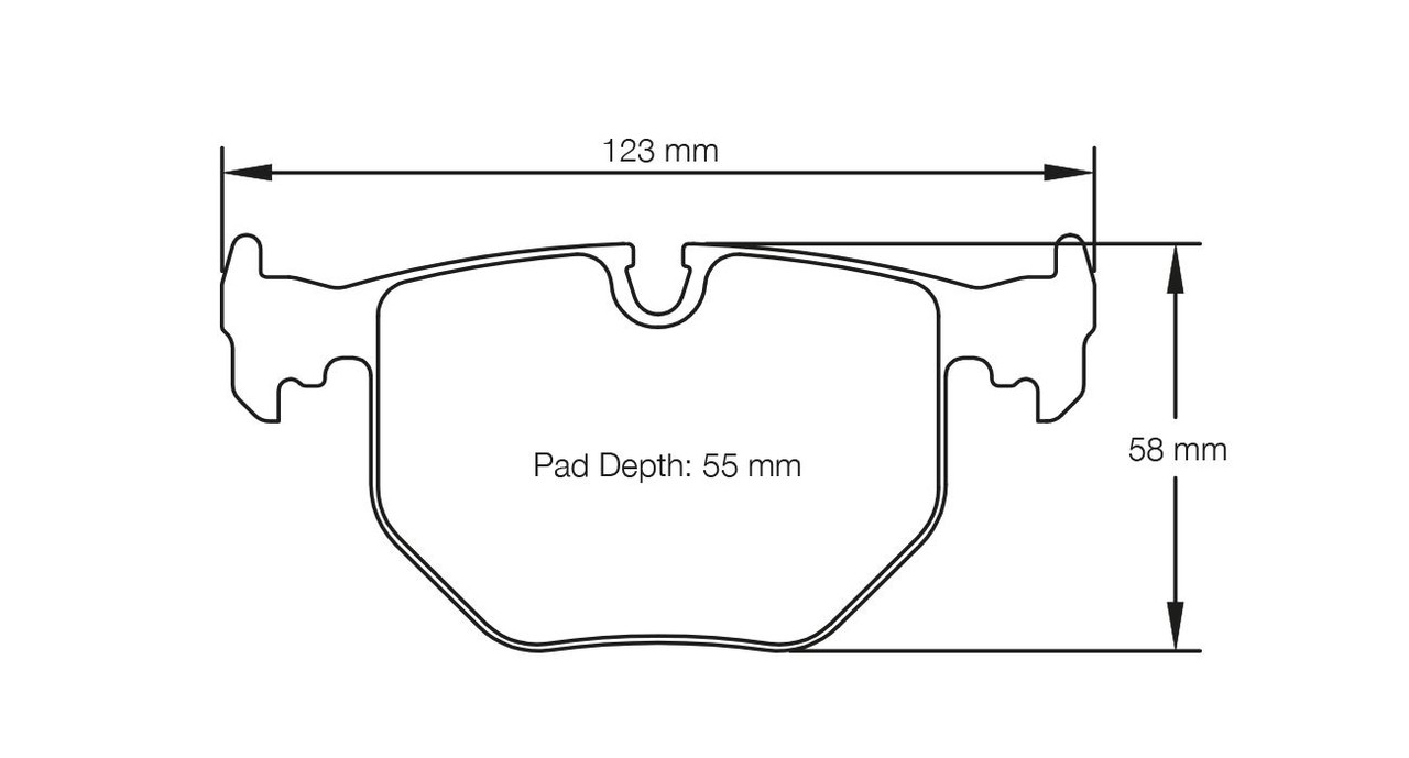 Pagid S2685 RSL 29 Rear Brake Pads for BMW E46 M3 / E39 M5 / Z4 M Coupe - E268529010 Pagid S2685 RSL 29 Rear Brake Pads for BMW E46 M3 / E39 M5 / Z4 M Coupe - E268529010