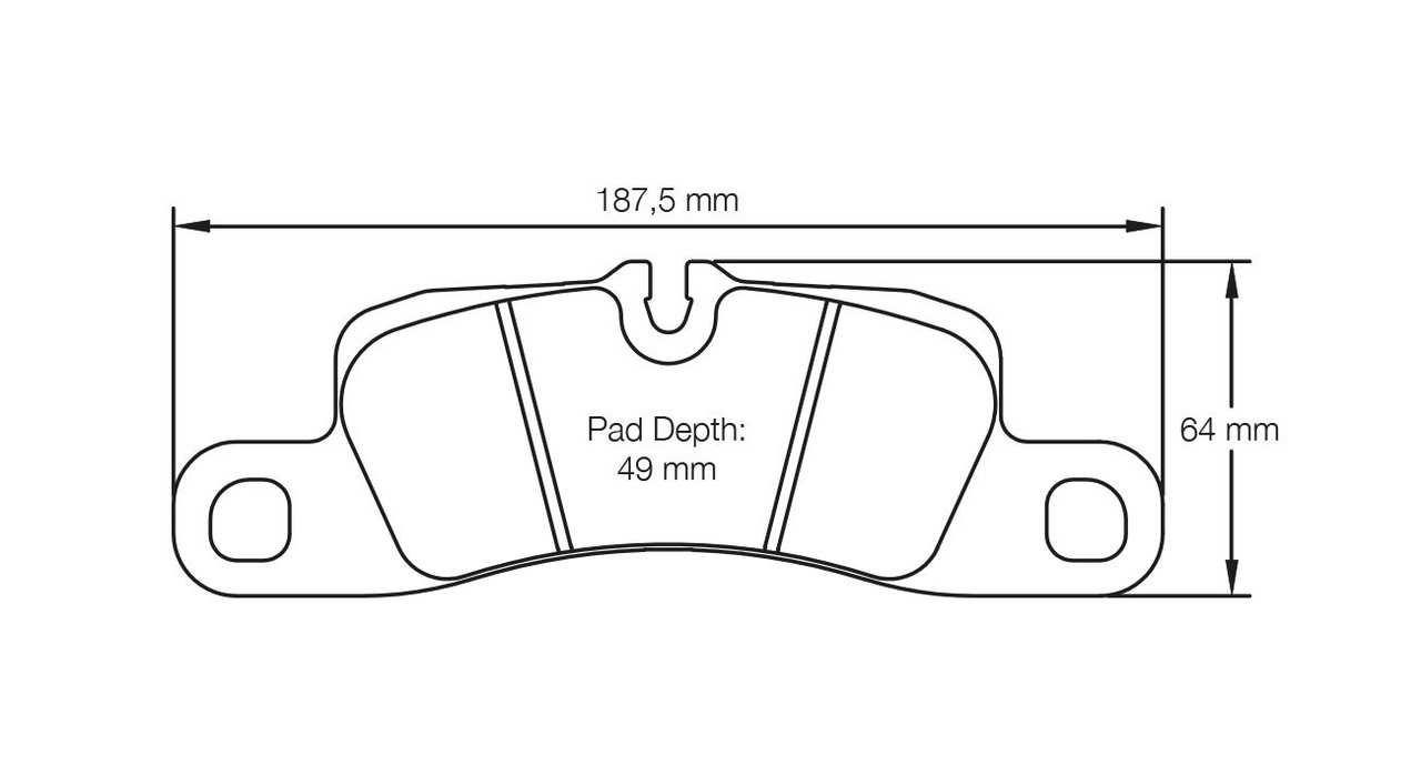 Pagid S4918 RSL 29 Rear Brake Pads for Porsche 718 / 981 / 991 - S4918R29001