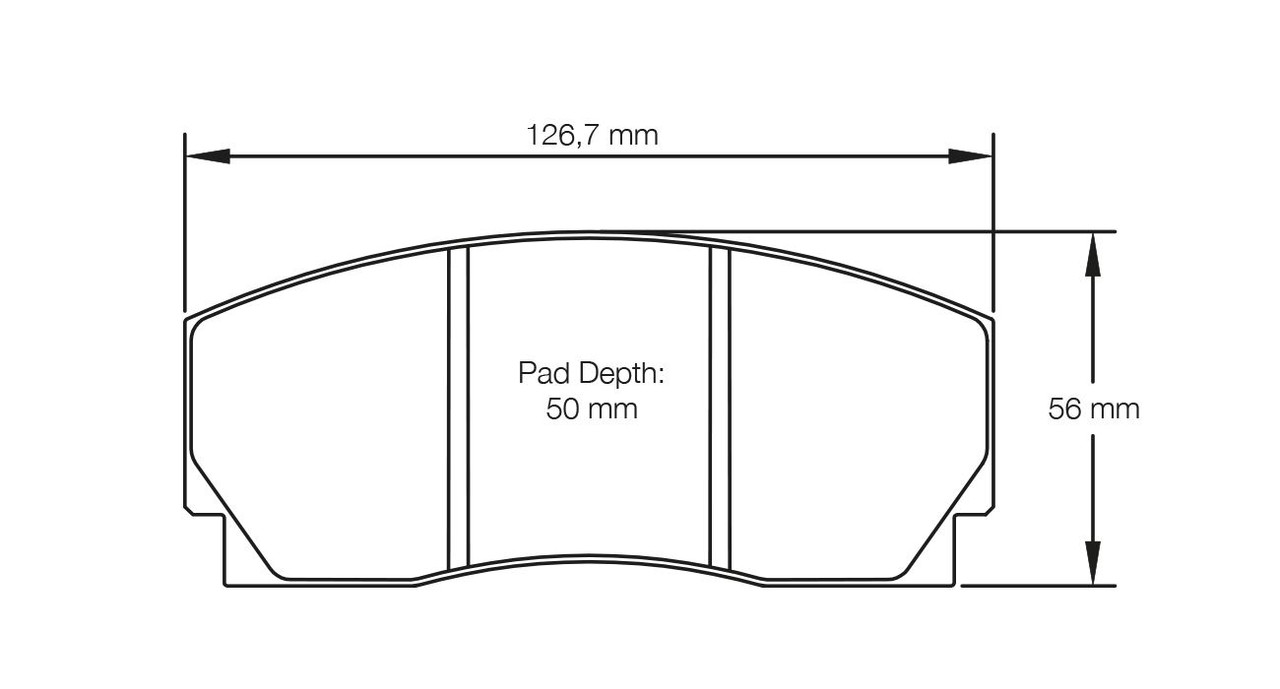 Pagid S1269 RSL 29 Rear Brake Pads for Lancia Stratos HF Group N4 Rally - E126929010 Pagid S1269 RSL 29 Rear Brake Pads for Lancia Stratos HF Group N4 Rally - E126929010