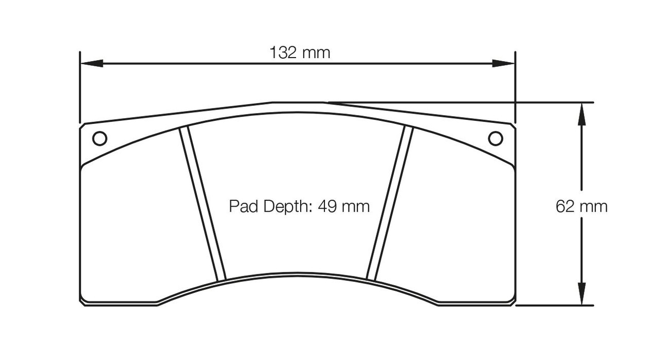 Pagid S1674 RSL D1 Brake Pads - S1674LD1001