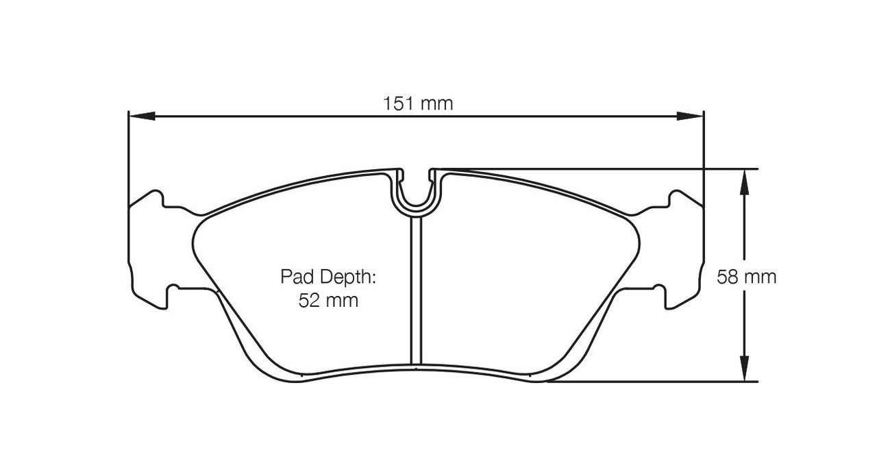 Pagid S2180 RSL 29 Front Brake Pads for BMW E36 / E46 / Z4 - E218029010