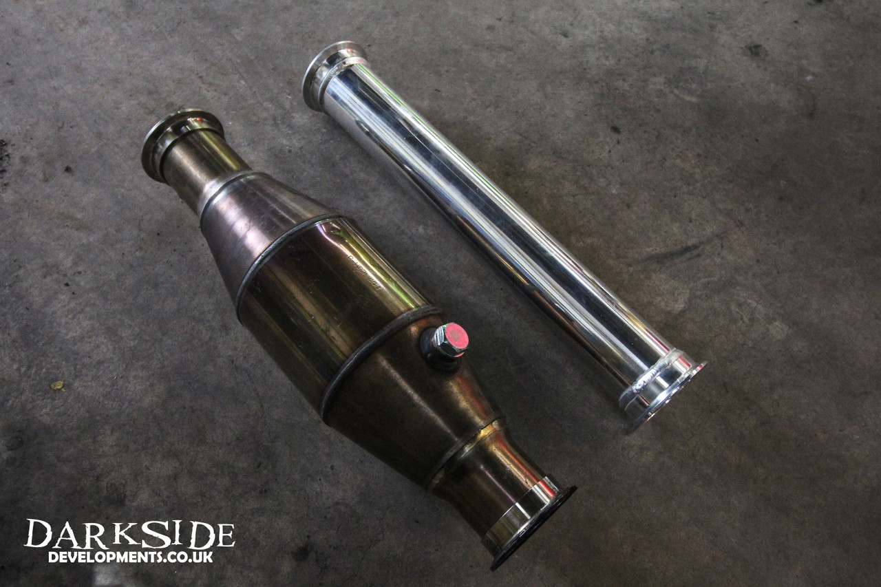 High Flow 200 Cell (CPSI) Universal Sports CAT (Catalytic Converter) Pipe - 2.5" / 3.0" Euro 4 - Type Approved