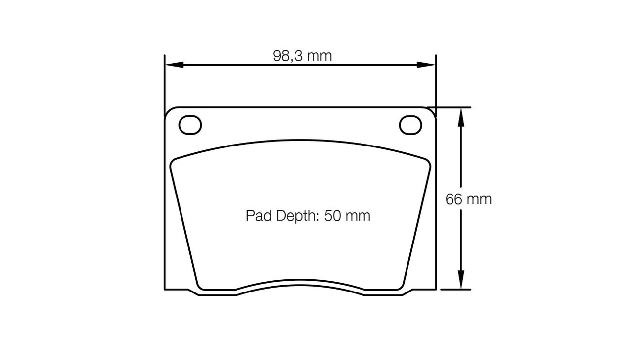 Pagid S8042 RSH 42 Brake Pads - S8042H42001