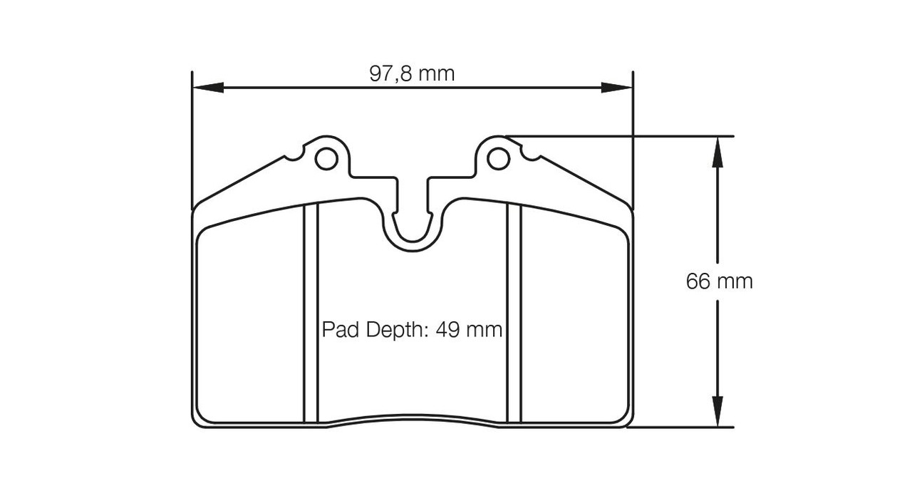 Pagid S1203 RS 42 Brake Pads - E120342010